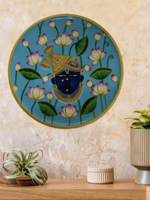 shreenath ji face pichwai wall hanging plate