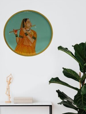 ragini pichwai wall hanging plate