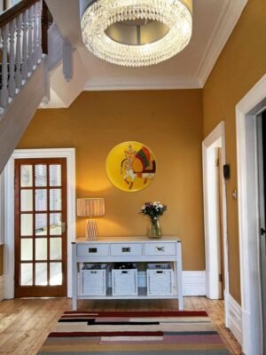 Kamdhenu Pichwai Wall Hanging Plate