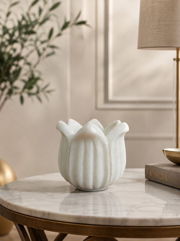 White Marble Urli 2.5 inch
