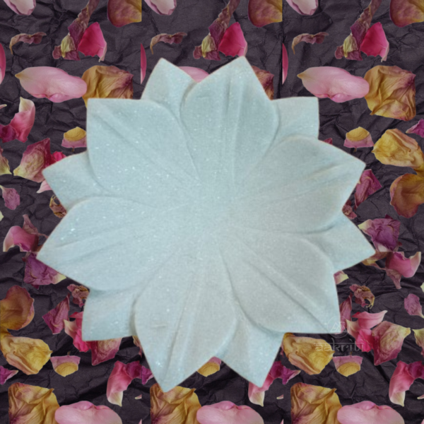 White Marble Plate 12 Inch