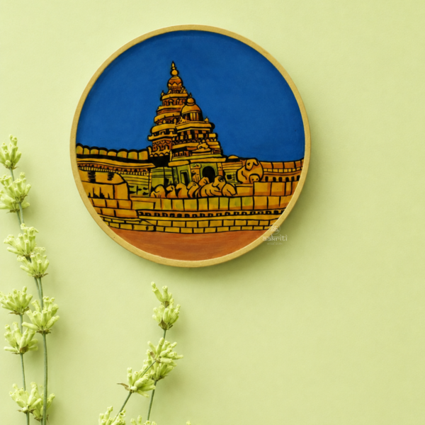 Mahabalipuram Pichwai Plate